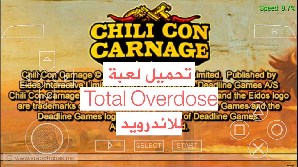 تحميل Total Overdose PSP للاندرويد من ميديا فاير برابط مباشر