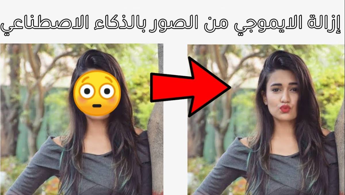 إزالة الإيموجي من الصور والفيديو بالذكاء الاصطناعي