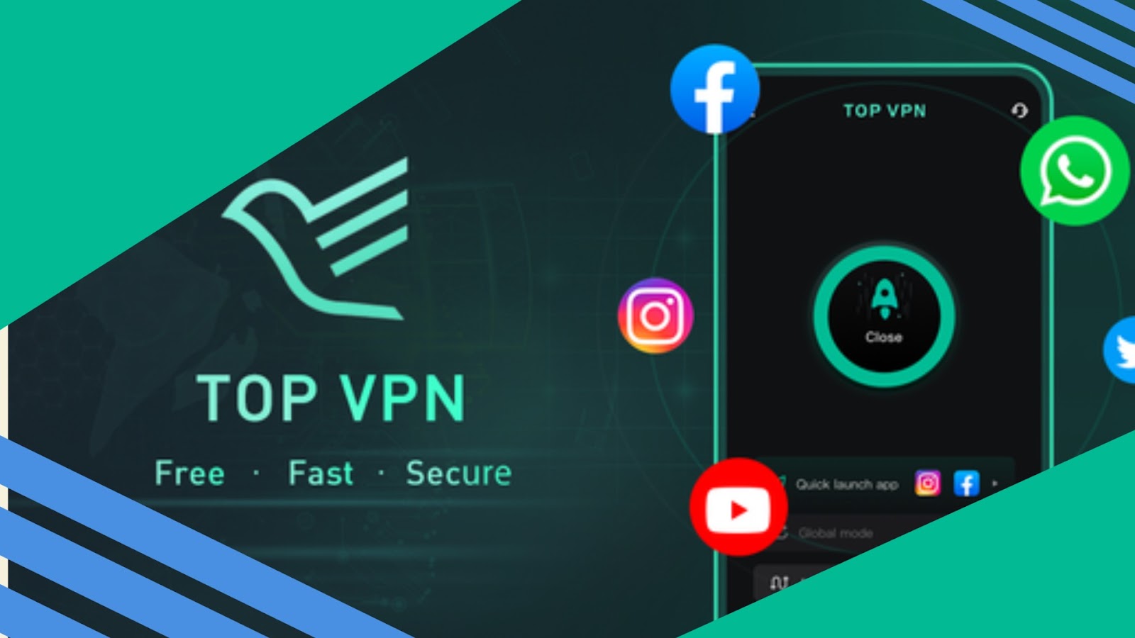 تحميل تطبيق iTop VPN مجاني سريع وغير محدود للآيفون والآيباد