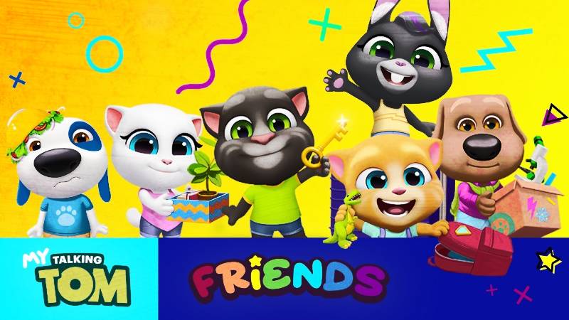 تحميل لعبة My Talking Tom Friends مهكرة آخر اصدار