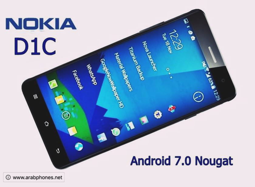 اخر التسريبات عن هاتف نوكيا أندرويد الجديد Nokia D1C