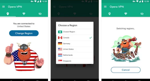 تحميل تطبيق Opera Free VPN مجانا للاندرويد والايفون