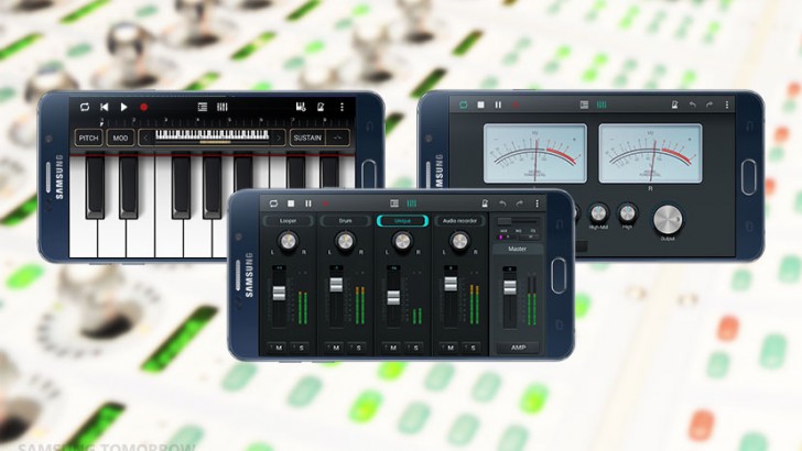 تطبيق Soundcamp لصناعة الموسيقى من سامسونج