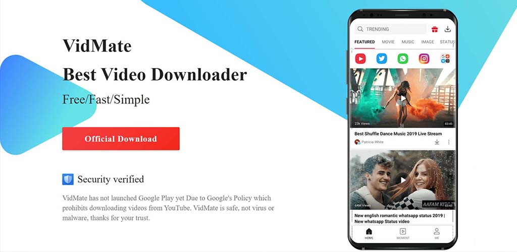 تحميل فيد ميت مهكر Vidmate Premium آخر اصدار من ميديا فاير