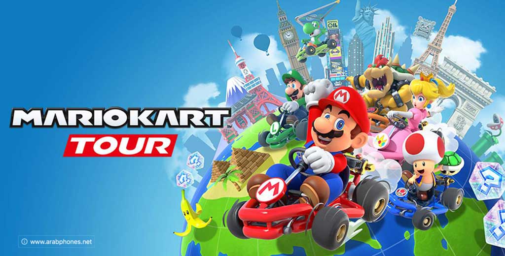 تحميل لعبة Mario Kart Tour مهكرة للاندرويد
