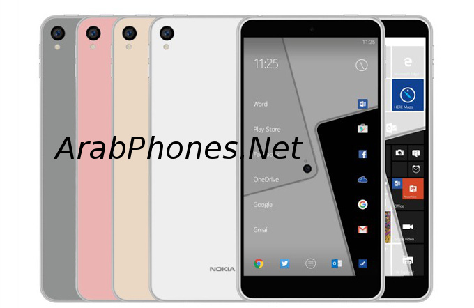 صورة جديدة مسربة لهاتف نوكيا Nokia C1 ويندوز 10 وأندرويد معا