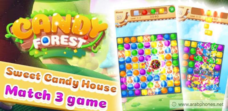 تحميل لعبة candy forest 2020 كاندي فورست مهكرة للاندرويد
