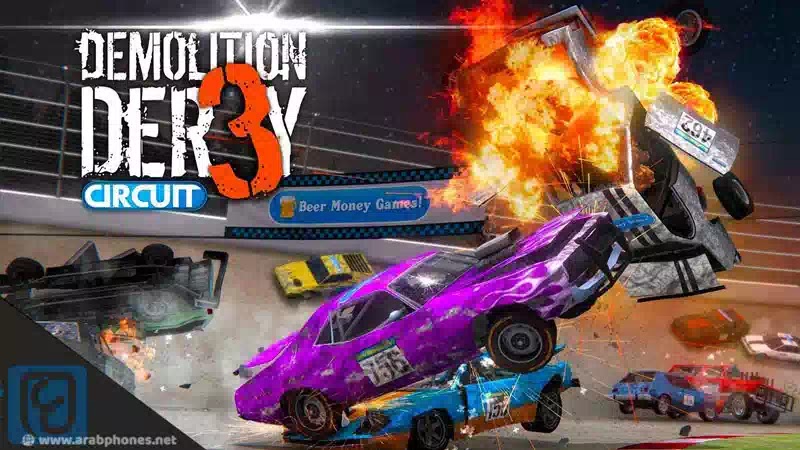تحميل لعبة Demolition Derby 3 مهكرة للاندرويد