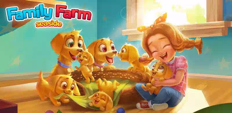 تحميل لعبة المزرعة السعيدة Family Farm Seaside للاندرويد apk