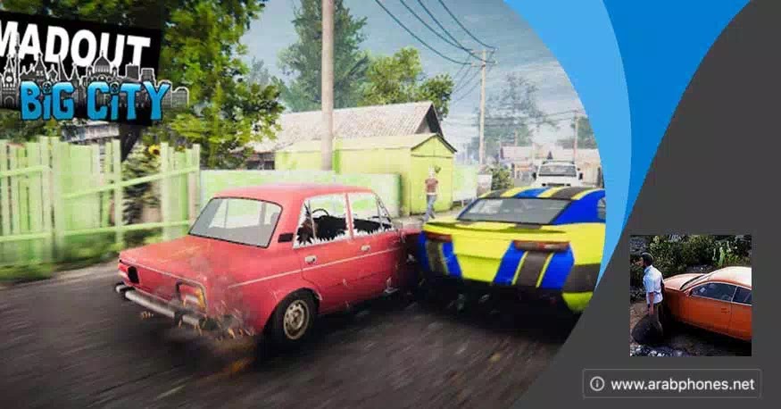 تحميل لعبة madout2 bigcityonline مهكرة للاندرويد apk & obb