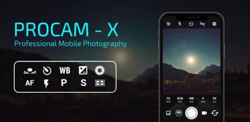 تحميل برنامج ProCam X مجاناً للاندرويد آخر اصدار