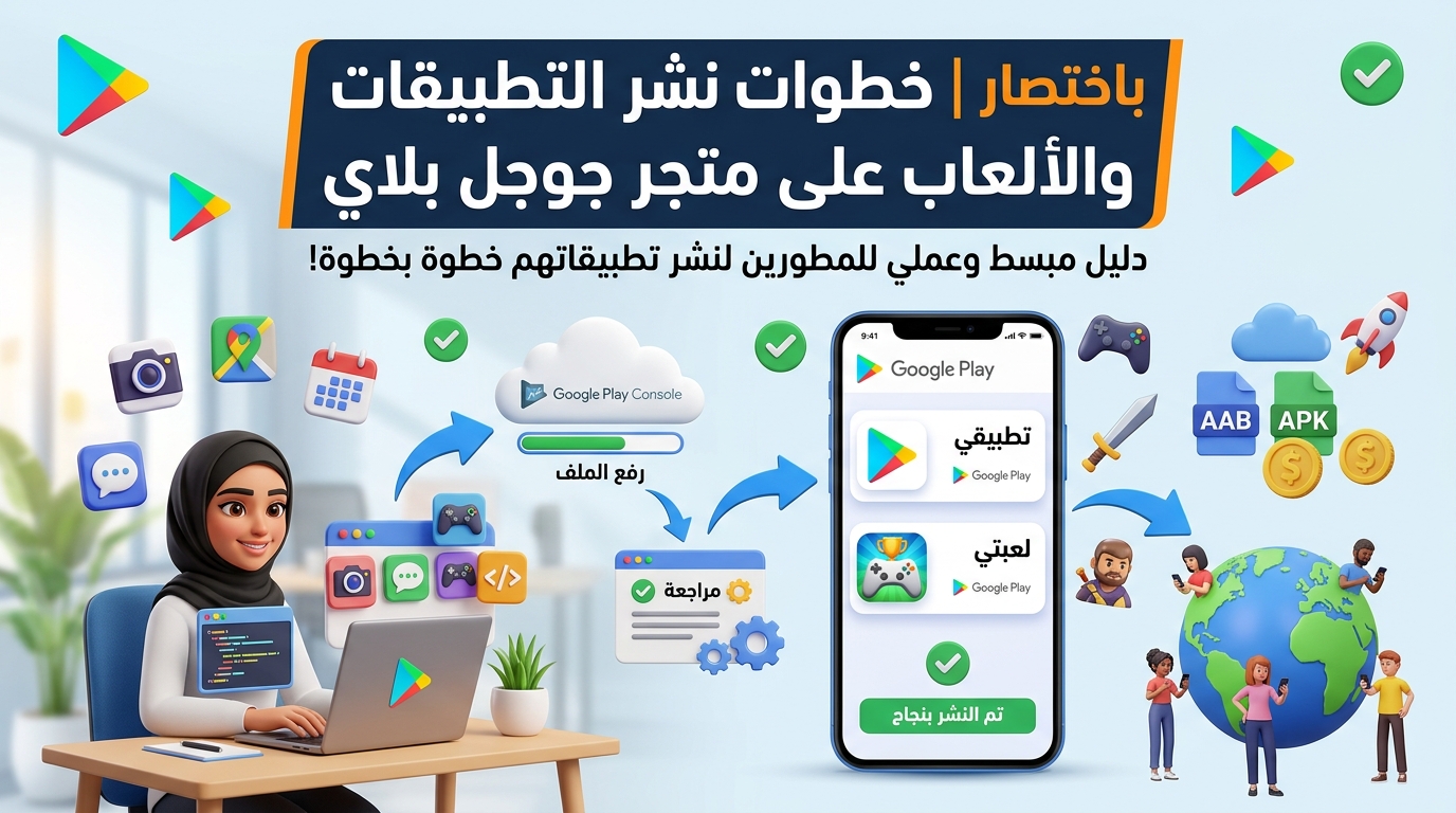 باختصار | خطوات نشر التطبيقات والألعاب على متجر جوجل بلاي
